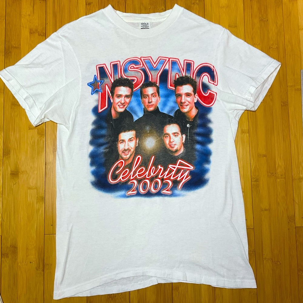 Vintage 2002 *NSYNC celebrity tour 2002 concert T-shirt  large